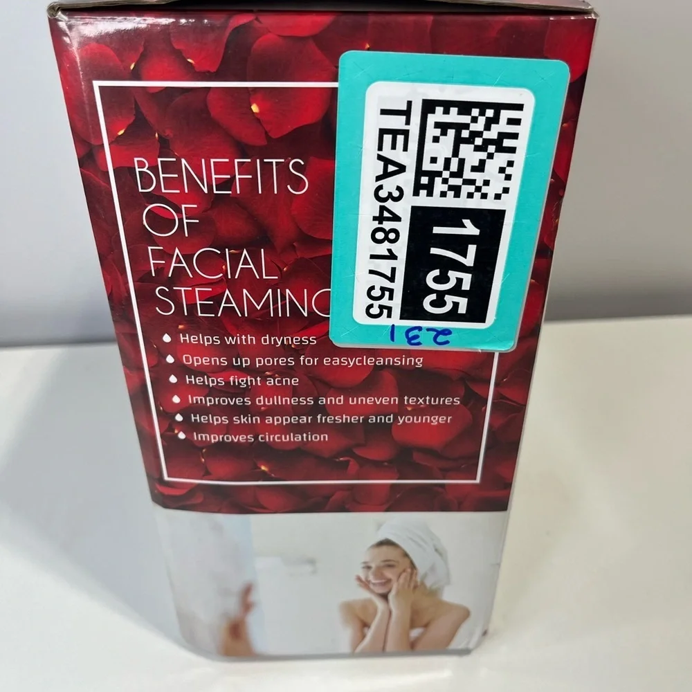 Facial Steamer - Red and white
